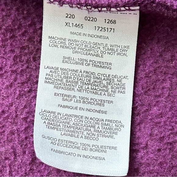 Columbia Purple Long Sleeve Zip-Up Jacket Size Medium - Picture 5 of 9